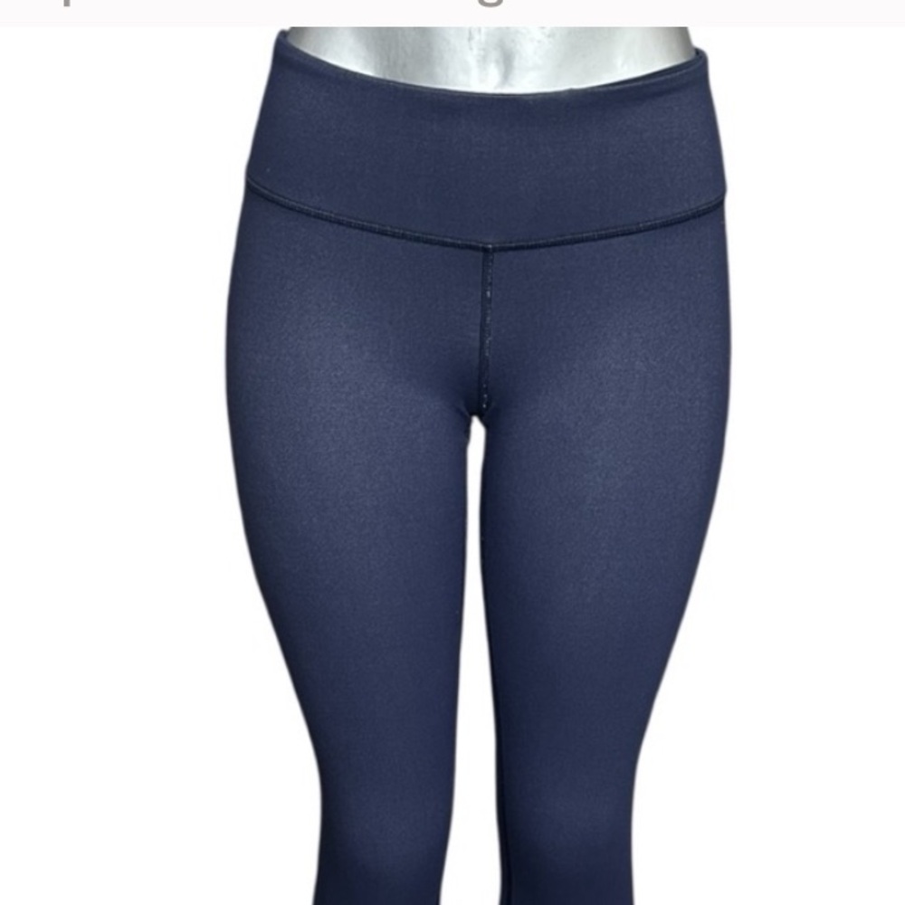 Lululemon Denim Jean Look Crop Leggings Rare Size 8
